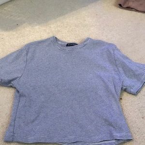 Brandy Melville striped crop top